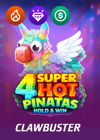 4 Super Hot Pinatas Hold And Win
