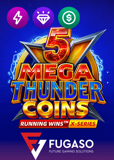 5 Mega Thunder Coins RUNNING WINS