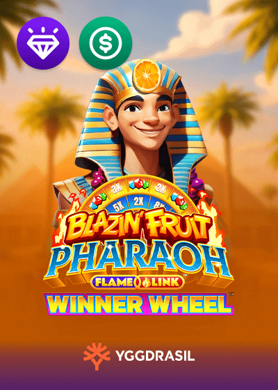 Blazin Fruit Pharaoh FlameLink Winner Wheel